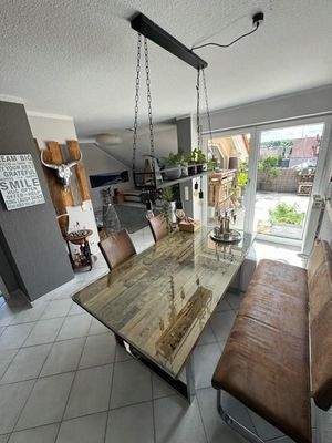 20 Eßzimmer Blick ins Wonhzimmer