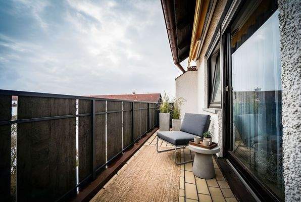 Balkon Küche & Schlafzimmer