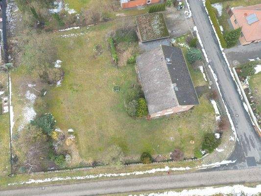 Drohnenansicht des Grundstücks