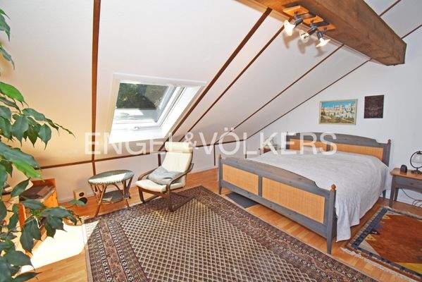 Schlafzimmer im Dachgeschoss