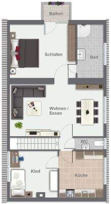 Grundriss Dachgeschoss