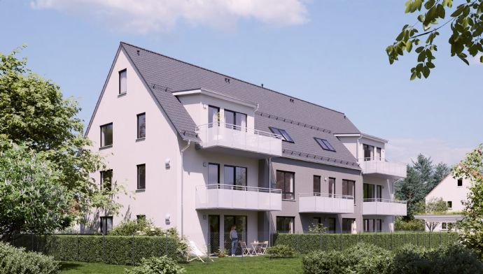 Ruhig gelegene 3 Zimmer Dachgeschosswohnung mit großem Balkon in Forth