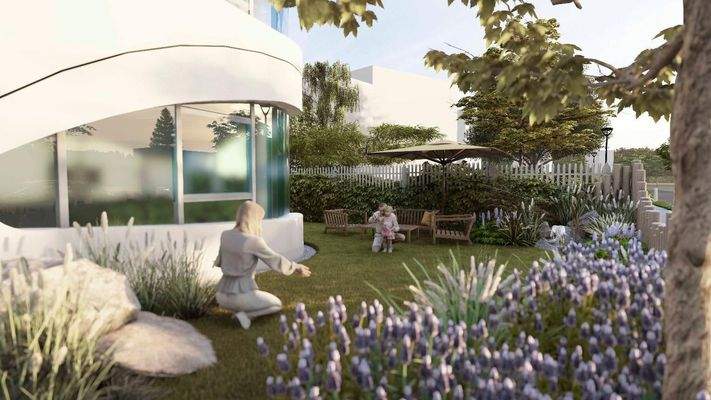 Visualisierung Garten