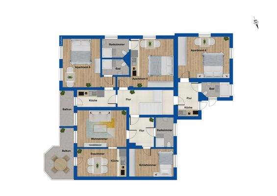 Grundriss Obergeschoss