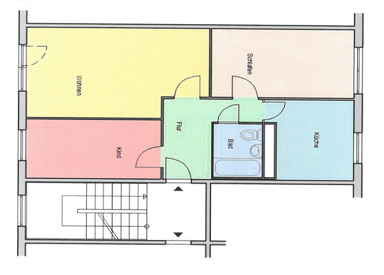 Grundriss 3-RaumWhg.ohneBalkon 
