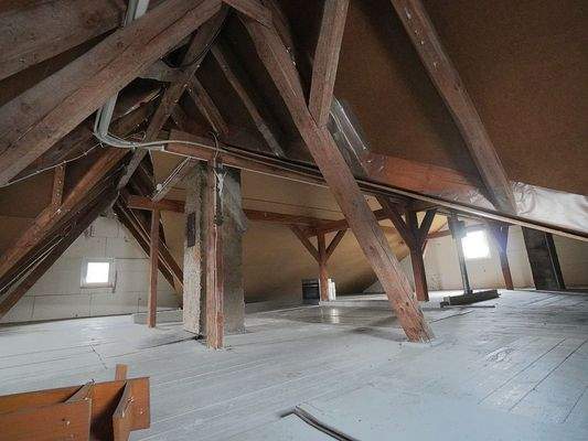 Ausbaureserve im Dachboden