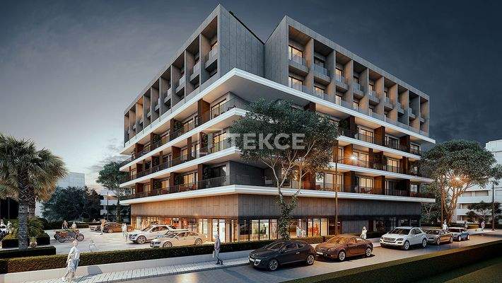 Flats in a Complex with a Pool Near the Metro in Çiğli İzmir