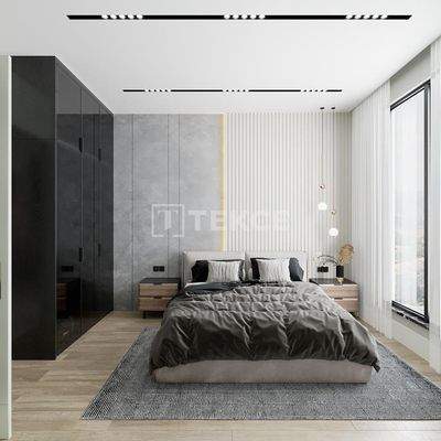 On-Site Flats with Pool and Security in Istanbul Kucukcekmece