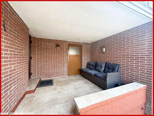 Überdachter Terrassenbereich