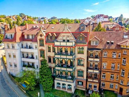 Blick auf die Immobilie