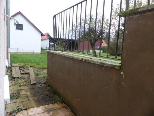 Treppe zum Garten