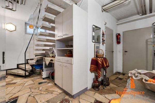 Blick ins Hanggeschoss