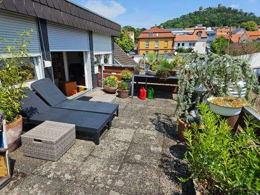 Dachterrasse der Wohnung