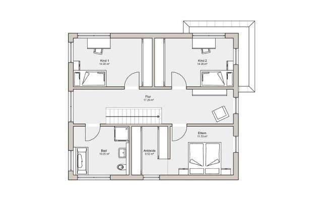 Grundriss Dachgeschoss
