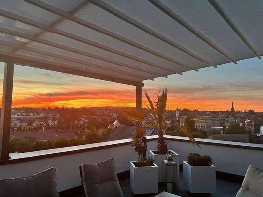 schöner Sonnenuntergang