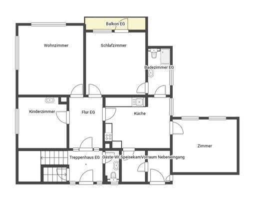 Grundriss Skizze EG