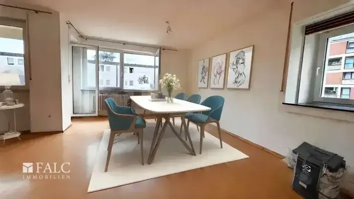 Wohnzimmer KI generiert