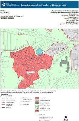 Bodenrichtwerte angrenzend