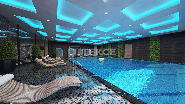 Stylishly Designed Flats 600 M to the Beach in Alanya