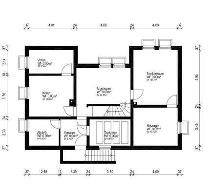 Grundriss Keller