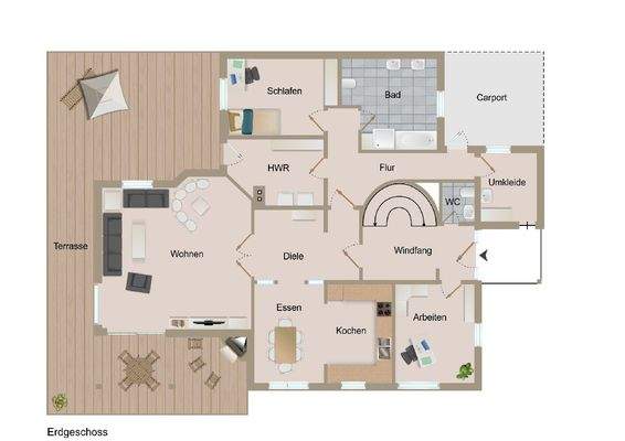 Grundriss Erdgeschoss