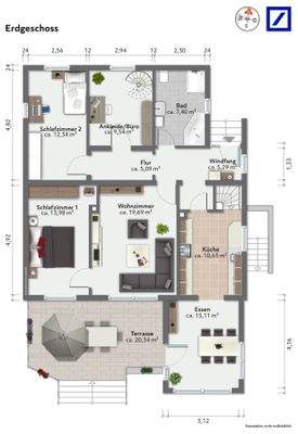 Grundriss Erdgeschoss