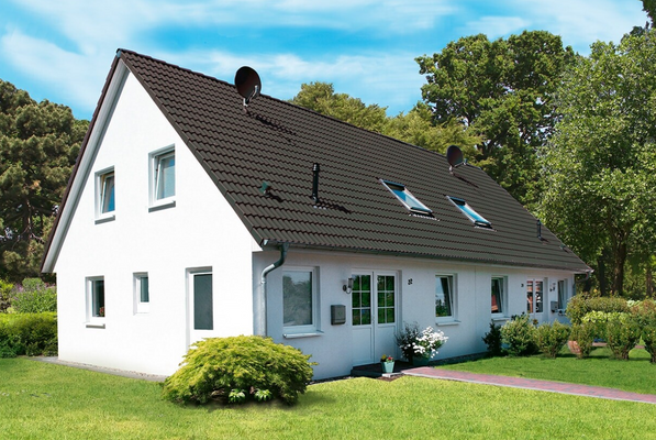 Beispielbebauung Doppelhaushälfte 