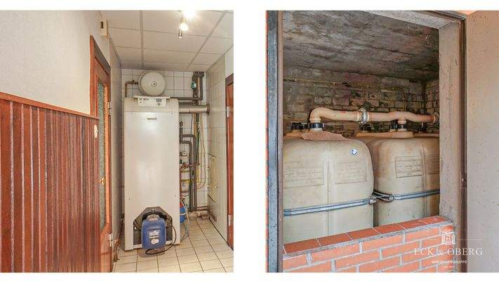 Ölheizung & 3x 2.000 Liter Öltanks 