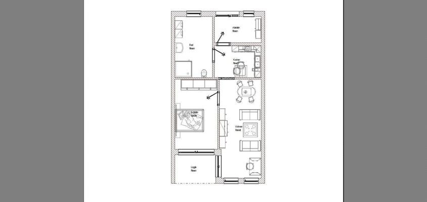 Ihre neue Wohnung (Einrichtungsvorschlag)