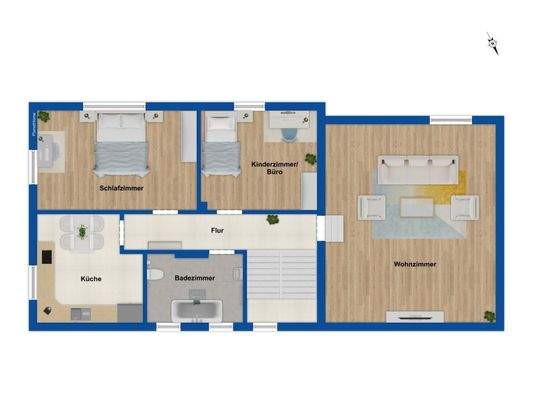 Grundriss Obergeschoss