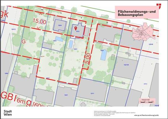 Flächenwidmungsplan Wien_Am Langen Felde 18_1220 W