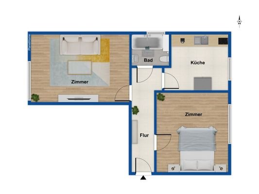Grundriss Wohnung