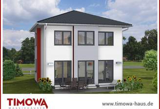 TIMOWA Massivhäuser Stadthaus 116 - Terrassenseite
