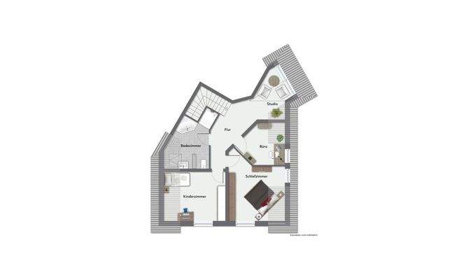 Grundriss Obergeschoss