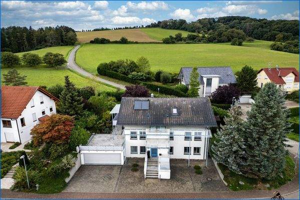 Hausansicht von oben