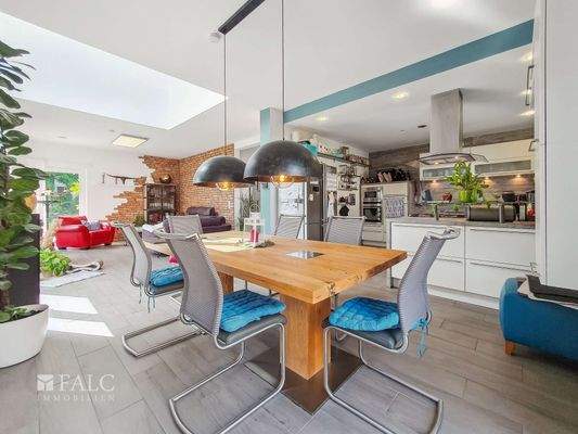 offener Wohn- Essbereich