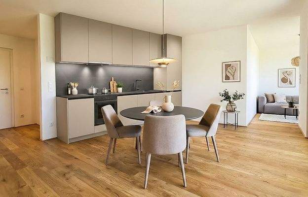 Riesacker_KI_Staging_B02_Esszimmer_Wohnzimmer_Kueche