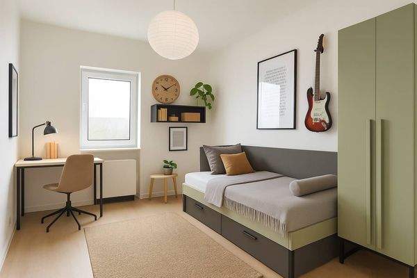 Visualisierung Variante 3 Jugendschlafzimmer 