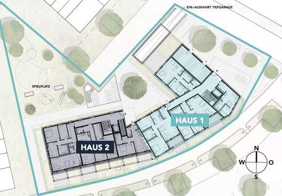 Lageplan Grundstück