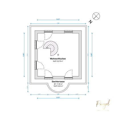 Grundriss Nebenhaus - Obergeschoss
