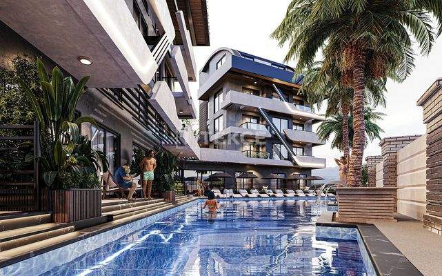 Chic Apartments Close to Social Facilities in Alanya, Cikcilli