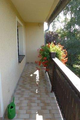 Balkon 1 WE im Obergeschoss