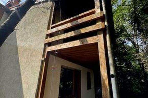 Seitenansicht Balkon