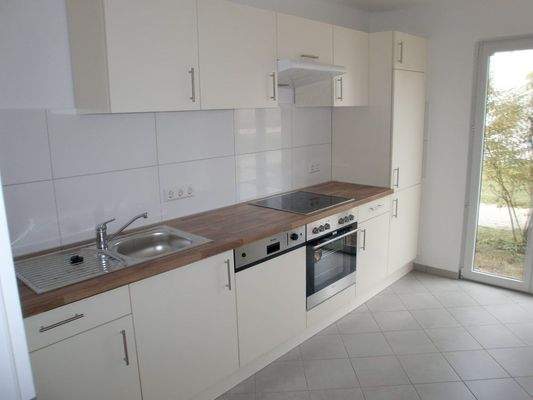 Küche mit Einbauküche