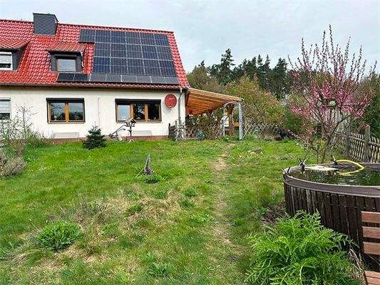 Rückseite mit Photovoltaik