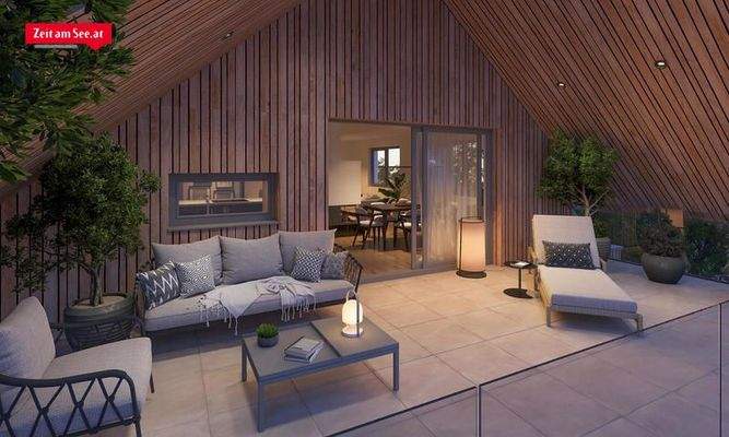 Überdachte Terrasse