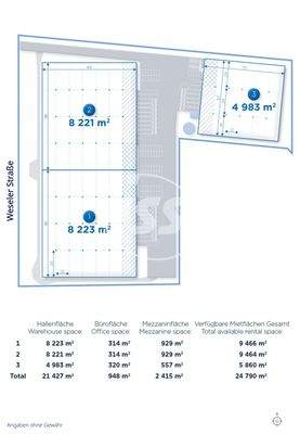 Projektgrundriss Halle