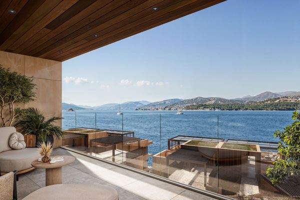 Balkon mit Meerblick