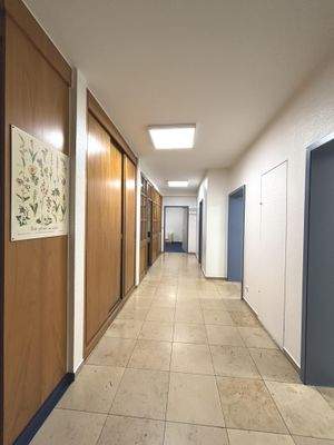 Flur in die einzelnen Räume