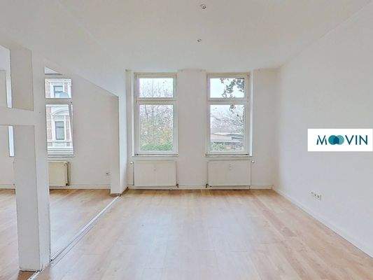 Ansicht III: Wohn- und Esszimmer